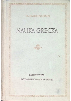 Farrington Nauka grecka