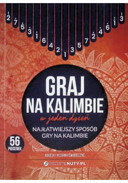 Książka Kolędy Na Kalimbę, Łatwa Książka Kalimba, Piosenki Na Kalimbę