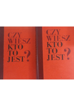 Czy wiesz kto to jest Tom 1 i 2