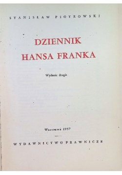 Dziennik Hansa Franka