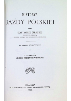 Historya Jazdy Polskiej