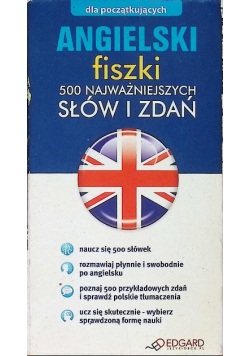 Angielski Fiszki 500 najważniejszych słów i zdań