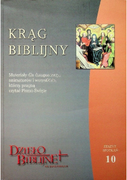 Krąg biblijny Dzieło biblijne Zeszyt 10