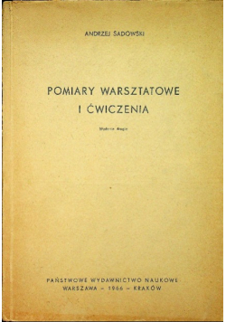 Pomiary warsztatowe i ćwiczenia