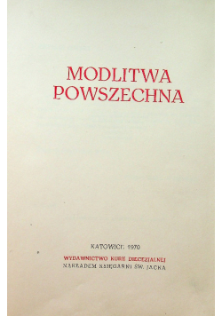 Modlitwa powszechna