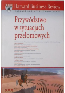 Przywództwo w sytuacjach przełomowych