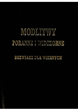 Modlitwy poranne i wieczorne ludu Bożego