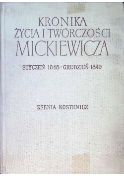 Kronika życia i twórczości Mickiewicza. Lata 1798-1824