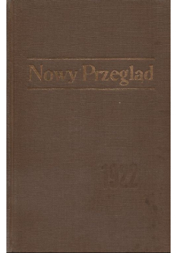 Nowy przegląd 1922