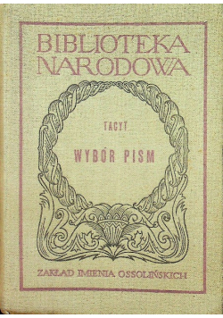 Tacyt Wybór pism