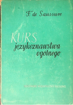 Kurs językoznawstwa ogólnego