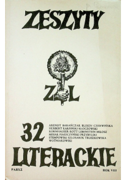 Zeszyty literackie Tom 32
