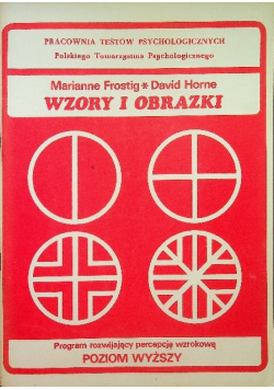 Wzory i obrazki podręcznik program rozwijający percepcję wzrokową poziom wyższy