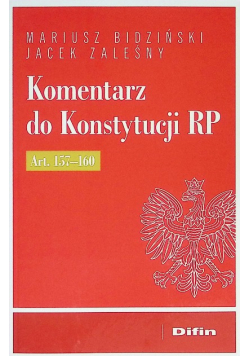 Komentarz Do Konstytucji Rp Art. 157-160