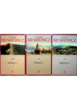 Sienkiewicz nowele Tom 1 do 3