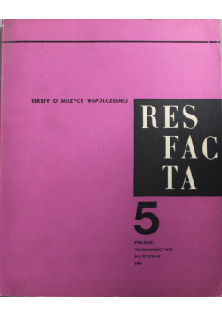 Teksty o muzyce współczesnej Tom 5