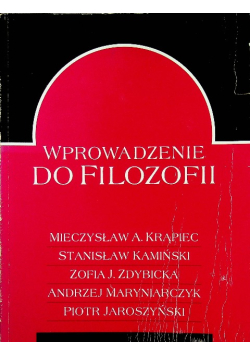 Wprowadzenie do filozofii