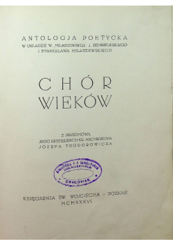 Chór wieków 1936 r.
