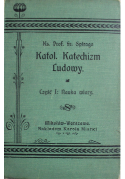 Katolicki katechizm ludowy 1911 r.
