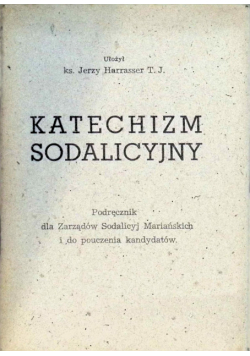 Katechizm sodalicyjny 1948 r.
