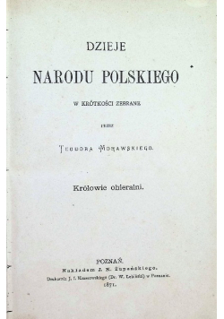 Dzieje narodu polskiego 1871 r.
