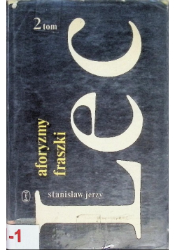 Aforyzmy fraszki Tom 2