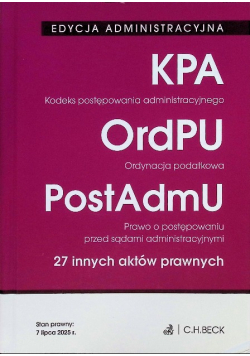 KPA Kodeks postępowania administracyjnego
