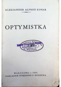 Optymistka 1929 r.