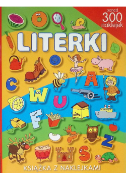 Literki Książka z naklejkami