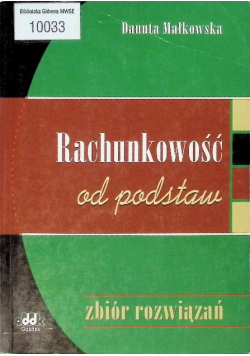 Rachunkowość od podstaw zbiór rozwiązań