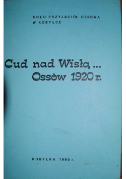 Cud nad Wisłą Ossów 1920 r