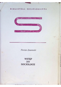 Wstęp do socjologii