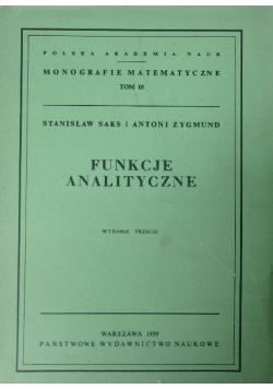 Funkcje Analityczne