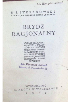 Brydż racjonalny 1935 r.