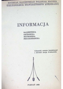 Informacja Radiestezja Geotronika Biotronika