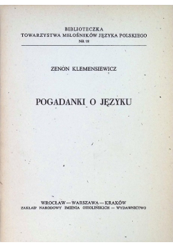 Pogadanki o języku