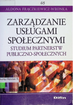 Zarządzanie usługami społecznymi