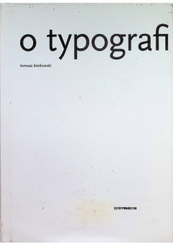 O typografii