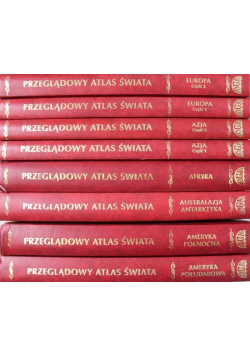 Przeglądowy atlas świata Tom 1 do 8