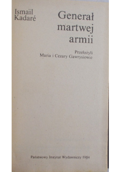 Generał martwej armii