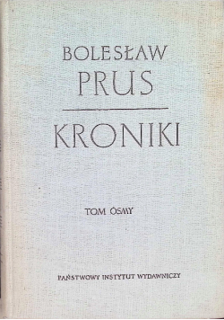 Kroniki Tom VIII Prus