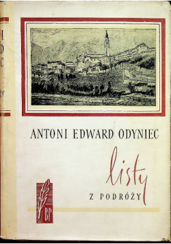 Listy z podróży, Tom I
