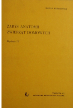 Zarys anatomii zwierząt domowych