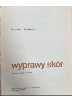 Fizykochemia wyprawa skór