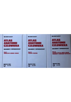 Atlas anatomii człowieka Układowy i topograficzny Tom I do III