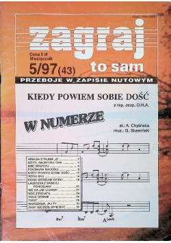 Zagraj to sam - Nr  5 / 97