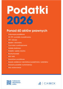 Podatki 2026 ponad 60 aktów prawnych