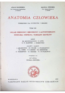 Anatomia człowieka Tom VII