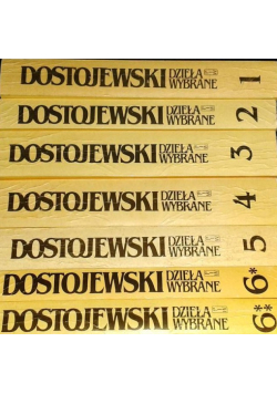 Dostojewski Dzieła wybrane Tom 1 do 6