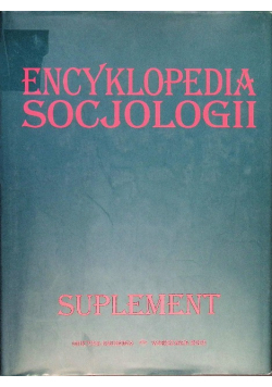 Encyklopedia socjologii Suplement